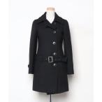 「BURBERRY BLUE LABEL」 ステンカラーコート 36 ブラック レディース