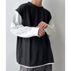 ショッピングスウェード tシャツ WEGO/フェイクスウェードベストロンT メンズ