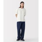 tシャツ 「MUJI Labo」紳士 昔ながらの製法で編み立てた天竺クルーネック半袖Tシャツ メンズ レディース