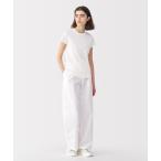 tシャツ 「MUJI Labo」婦人 リネン混半袖Tシャツ レディース メンズ