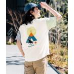 tシャツ 「汗染み防止・軽撥水・防汚・吸水速乾・接触冷感」ウェットプロテクトゆるT(テント) レディース