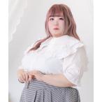 ブラウス シャツ ビッグセーラーフリル襟ブラウス#シワになりにくい レディース