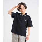 ポロシャツ エンブレム ポロシャツ キッズ 子供服 男の子 女の子