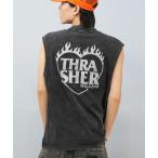 タンクトップ 「ムラサキスポーツ限定」THRASHER/スラッシャー タンクトップ ビックシルエット 253TH1ST046 メンズ レディース