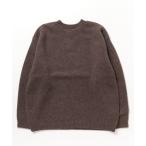 「Steven Alan」 長袖ニット S ダークブラウン メンズ