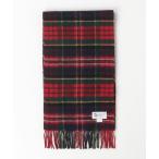 「Johnstons of Elgin」 マフラー FREE レッド レディース