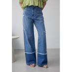 ジーンズ デニム デニムパンツ AZUL DENIM スウィッチングバイカラーデニム レディース