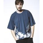 tシャツ FLOWERプリントトBIG-Tシャツ メンズ