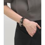 バングル 「TOGA PULLA/トーガプルラ」Motif leather bangle/モチーフレザーバングル/スタッズレザーブレスレット レディー