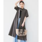 ワンピース 「コットン100/前開き/夏ワンピ」ロングシャツワンピース
