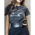 tシャツ シャープモチーフクロップドTシャツ レディース