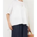 tシャツ 切り替えユルボーダーTee レディース