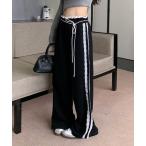  тренировочный брюки джерси оборка двойной талия боковой оборка линия тренировочный брюки culw813 женский 