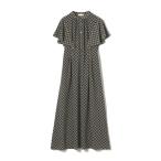 ワンピース BBタイポグラフィプリント フレアスリーブワンピース