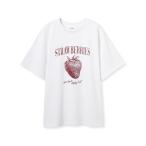 tシャツ フルーツモチーフグラフィックTシャツ レディース