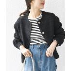 「SHIPS any」 ツイードジャケット ONE SIZE ネイビー レディース