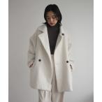 [hellam] бушлат FREE слоновая кость женский 