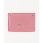 「PRADA」 カードケース - ピンク レディース