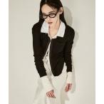 ショッピングポロ ポロシャツ ポロ 「STUDIOUS/ステュディオス」Washable Silk Cotton Polo／シルクコットンポロトップス レディース