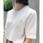 tシャツ UVカット 吸水速乾 刺繍ロゴ 袖リブ半袖Tシャツ レディース