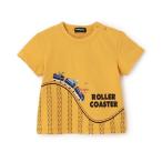 tシャツ 「人気商品再入荷」「直営店で取り扱い無し」ジェットコースター恐竜半袖Tシャツ キッズ 子供服 男の子