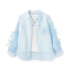 ブラウス シャツ 袖リボンシャツ&肩開き半袖Tシャツセット キッズ 子供服 女の子