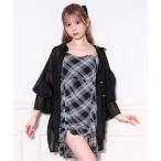 ブラウス シャツ キャンディースリーブラメシアーシャツ レディース