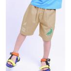 パンツ 恐竜ワッペンハーフパンツ キッズ 子供服 男の子