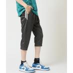スウェットパンツ ジャージ 接触冷感 ドライストレッチカチオン ライン入りクロップドジョガーパンツ 七分丈 メンズ