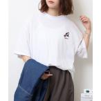 tシャツ アニマル 刺繍ワイドTシャツ 吸水速乾 UVカット メンズ レディース