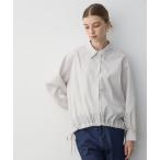 ブラウス シャツ 「2025年春夏」ドロストストライプシャツ レディース