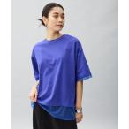 tシャツ 「2025年春夏」ドッキングTシャツ レディース