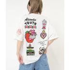 tシャツ M2428 ドラゴンプリント BIG T レディース