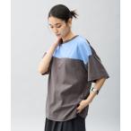 ショッピングtシャツ レディース tシャツ ドッキングTシャツ レディース