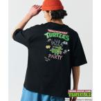 tシャツ 限定展開 Teenage Mutant Ninja Turtles/ミュータント・タートルズ 別注 ビッグシルエットバックプリント Tシャツ