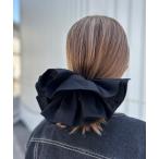 ヘアクリップ ボリュームフリルバレッタ