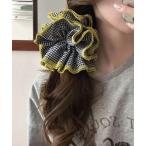 シュシュ 「LAMPOON」パイピングギンガムシュシュ