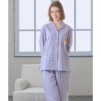 パジャマ ルームウェア 「PAUL＆JOE」 お座りヌネット　サッカーチェックパジャマ レディース