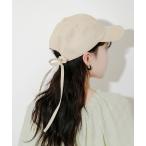 キャップ 帽子 バックリボンキャップ レディース