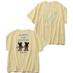 tシャツ 「Disney/ディズニー」アートワークデザイン サガラ刺繍 半袖Tシャツ レディース