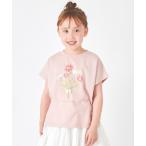 tシャツ 花プリントTシャツ キッズ 子供服 女の子