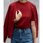 [aquagarage] вязаный ансамбль M бордо женский 