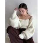 [SNIDEL] вязаный ансамбль FREE бежевый женский 