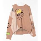 「DIESEL」 長袖ニット SMALL ベージュ レディース