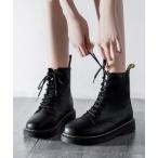 「Burner」 ショートブーツ 36 ブラック レディース