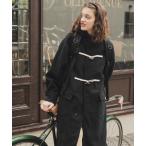 [BONLECILL] полупальто "даффл коут" FREE черный женский 