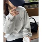 トレーナー スウェット 「WEB限定」ワンポイントロゴビッグスウェット レディース