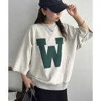 トレーナー スウェット 「ユニセックス」WEARWELLハーフスリーブリバスウェット レディース メンズ