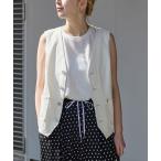 ベスト ジレ DU JOUR/デュ ジュール RIDING JEAN VEST レディース