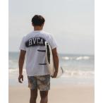 ラッシュガード RVCA メンズ IVY STENCIL ST サーフTシャツ 「2025年春夏モデル」/ルーカ水陸両用UVケアバックプリント半袖ラッ